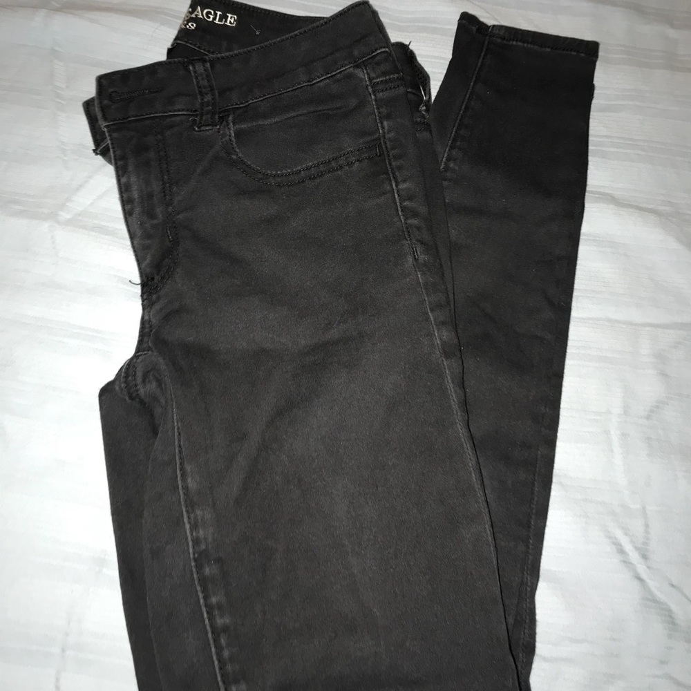 Black American Eagle Jegging Skinny Pants